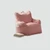 Striped Plush corduroy slumber Bean Bag Armchair with Side Pocket & Top Handle, Soft Lazy Sofa for Bedroom Living Room Relaxation Furniture Chairs in pink
