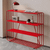 Luxury Wrought Iron Console Tables Designer Entryway Hallway Display Shelf Home Double-layer Storage Decorative Rack Retro Living room Bedroom office household metal, storage Console Table racks against the wall Furniture cabinets in red