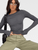 Women’s woman womens petite-, tall-, plus-, size Light Luxury High-Quality Round O-neck Crewneck long Sleeves with drop shoulders and band cuffs tee T-Shirt Pullover Style tops Tees  T-shirts in Gray grey