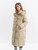 Women’s woman womens petite-, tall-, plus-, size Casual Fall Autumn Winter loose classic Vintage style Long Sleeves v-neck mockneck stand collar zip pockets Female Button up windbreaker wide-waisted zipper close white duck down field plaid lined hooded Puffer Coat trimmed evening wear Jacket coats in beige with khaki brown checkered lining