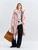 Women’s woman womens petite-, tall-, plus-, size Casual Fall Autumn Winter loose classic Vintage style Long Sleeves v-neck mockneck stand collar zip pockets Female Button up windbreaker wide-waisted zipper close white duck down field plaid lined hooded Puffer Coat trimmed evening wear Jacket coats in pink with red blue checkered lining