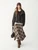 Women’s woman womens petite-, tall-, plus-, size Casual Fall Autumn Winter loose classic Vintage style Female pleated high rise waist empire waistline irregular hem checkered pleats midi skirt Fashion skirts in brown with khaki accent colors