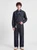 Men’s man mens petite-, tall-, plus-, size Casual Fall Autumn Winter loose classic Vintage style Long Sleeves v-neck turn-down collar button close flap patch pockets Utility denim Shirt Fashion shirts in dark blue