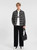 Men’s man mens petite-, tall-, plus-, size Casual Fall Autumn Winter loose classic Vintage style Long Sleeves v-neck turn-down collar button close flap patch pockets checkered plaid Utility Shirt Fashion shirts in black checks