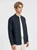 Men’s man mens petite-, tall-, plus-, size Fall Autumn Winter loose classic Vintage style Long Sleeves v-neck mandarin stand collar button close patch pocket Casual Shirt Fashion shirts in blue
