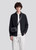 Men’s man mens petite-, tall-, plus-, size Fall Autumn Winter loose classic Vintage style Long Sleeves v-neck turn-down collar button close patch pocket Casual Shirt Fashion shirts in black