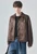 Men’s man mens petite-, tall-, plus-, size Fall Autumn Winter loose classic Vintage style Long Sleeves v-neck turn-down collar button close patch pocket at chest Casual Jacket Fashion coat Jackets in coffee brown