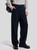 Men’s man mens petite-, tall-, plus-, size Fall Autumn Winter loose classic Vintage style mid rise waist straight four pocket zip close Casual Corduroy Pants Fashion Trousers in dark navy blue