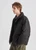 Men’s man mens petite-, tall-, plus-, size Fall Autumn Winter loose classic Vintage style Long Sleeves v-neck turn-down collar button zipper close patch pocket at chest Casual Puffer Jacket Fashion coat Jackets in black