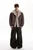 Men’s man mens petite-, tall-, plus-, size Fall Autumn Winter loose classic Vintage style Long Sleeves fur v-neck collar Casual Jacket Fashion outerwear Jackets  coat in brown