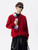 Men’s man mens petite-, tall-, plus-, size Fall Autumn Winter loose classic Vintage HIP HOP y2k style stripes Long Sleeves v-neck collar striped Casual Sweater Fashion sweaters in red with multi stripe scarf