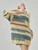Women’s woman womens petite-, tall-, plus-, size Light Luxury High-quality Elegant holiday vacation getaway evening party club wfh office commute work wear three-quarter collar v-neck Commute loose hollow-out Crochet-knit sweater Fashion workwear sweaters in yellow teal with multi colors