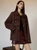 Women’s woman womens petite-, tall-, plus-, size Light Luxury High-quality Elegant holiday vacation getaway evening party club French look wfh office commute work wear turn-down collar Commute loose patchwork 3D beading long-sleeve casual Jacket Fashion workwear Coat Jackets in brown with multi color 3D decorations