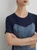 Women’s woman womens petite-, tall-, plus-, size Light Luxury High-quality Elegant Pleats pleated holiday vacation getaway evening party club wfh office commute work wear round o-neck Commute loose short-sleeves crewneck Patchwork Denim Mini Dress Fashion workwear mini dresses in blue with light blue accent color