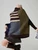 Women’s woman womens petite-, tall-, plus-, size Light Luxury High-quality Elegant cotton-blend wfh commute office workwear round Turtleneck mockneck crewneck o-neck collar, loose patchwork cape knit raglan sleeveless sleeve trim casual Sweater Fashion sweaters tops in dark olive army green with multi color