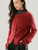 Women’s woman womens petite-, tall-, plus-, size Light Luxury High-quality Elegant holiday vacation getaway evening party club wfh commute office workwear crewneck collar, merino wool knit long-sleeve button-up close casual cardigan sweater Fashion Cardigans sweater tops in red