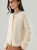 Women’s woman womens petite-, tall-, plus-, size Light Luxury High-quality Elegant holiday vacation getaway evening party club wfh commute office workwear crewneck collar, merino wool knit long-sleeve button-up close casual cardigan sweater Fashion Cardigans sweater tops in cream white