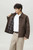 Men’s man mens petite-, tall-, plus-, size Light Luxury High-quality Elegant holiday vacation getaway evening party club wfh office commute work wear turn-down collar Commute loose patchwork long-sleeves single-breasted horn buckle close button-up casual Jacket Fashion workwear Coat Jackets in brown
