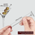 Practical Kitchen Restaurant cheese fruit martini olive Cocktail Picks Skewer 12-Pack Bar accessory tools cocktails skewers appetizers party accessories in 304 stainless steel silver