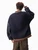Men’s man mens petite-, tall-, plus-, size Light Luxury High-quality Elegant holiday vacation getaway evening party club sports wear stand collar loose Embroidered Wool Blend patchwork long-sleeves single-breasted snap button close button-up casual Baseball  varsity Jacket Fashion Coat Jackets in blue