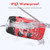 Light Luxury High-quality Elegant camping, apocalypse disaster multifunctional hand-crank Generator and solar powered radio flashlight device charge Emergency equipment accessories Apocalyptic war Preparedness accessory in red with black accent