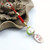 Light Luxury High-quality Elegant event party supply Japanese kawaii Wedding party favor gift favor Anime Straps ceramic Lucky Cat script Keychain Lanyard for mobile cellular phone Jeans Bag Charm Souvenir event charms in green with multi color