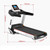Smart Treadmill Multifunctional Electric Running Treadmills Indoor Exercise Equipment Gym Folding House Fitness Slim Walking Treadmills Size chart