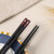 Japanese Fiberglass Chopsticks 1 Pair Japan Chopstick Black Fiberglass Kitchen Utensils Dining Tableware in Night Rabbit Sunrise Cherry Sea