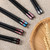 Japanese Fiberglass Chopsticks 1 Pair Japan Chopstick Black Fiberglass Kitchen Utensils Dining Tableware in Night Rabbit Sunrise Cherry Sea
