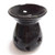 Ceramic Tea Candle Holder Oil Burner Lamp 1Pcs Ceramic Essential Oil Lamps Hollow Stars Moon Pattern Simple Essential Oil Fragrance Tea Light Candle Holders in Black