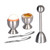 Stainless Steel Boiled Egg Set 5-Piece 5pcs Sets Easy to Open Egg Topper Opener Set Great Kitchen Tools for Child Students Breakfast Spoon Egg Dividers Trend Stainless Steel Boiled Egg Set 5-Piece 5pcs Sets Easy to Open Egg Topper Opener Set Great Kitchen Tools for Child Students Breakfast Spoon Egg Dividers Trend
