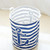 Waterproof Laundry Hamper Blue Stripe anchor folding Clothes White Storage Basket Home decoration barrel kids toy organizer Baskets Trend