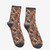 Floral Harajuku Organic Crew Socks Retro Ethnic Flowers Cotton Womens Casual Comfortable Ladies Cute Sock for Woman Trending in Gray Orange Floral Harajuku Organic Crew Socks Retro Ethnic Flowers Cotton Womens Casual Comfortable Ladies Cute Sock for Woman Trending in Gray Orange