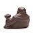 Small Buddha Purple Clay Tea Pets Monk zisha pet accessories in brown clay Back Detail Small Buddha Purple Clay Tea Pets Monk zisha pet accessories in brown clay Back Detail