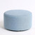 Cotton Linen Low Stool Fashion Modern Natural Solid Wood Board Creativity Home Kids Round Washable Soft Non slip Children Foot Stools Trend in Dusk Blue