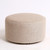 Cotton Linen Low Stool Fashion Modern Natural Solid Wood Board Creativity Home Kids Round Washable Soft Non slip Children Foot Stools Trend in Khaki