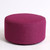 Cotton Linen Low Stool Fashion Modern Natural Solid Wood Board Creativity Home Kids Round Washable Soft Non slip Children Foot Stools Trend in Burgundy Red