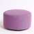 Cotton Linen Low Stool Fashion Modern Natural Solid Wood Board Creativity Home Kids Round Washable Soft Non slip Children Foot Stools Trend in Lilac Purple