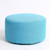 Cotton Low Stool Fashion Modern Natural Linen Solid Wood Board Creativity Home Kids Round Washable Soft Light Blue Non slip Foot Children Stools