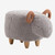 Lamb Shoe Stool Creative solid wood foot wear home storage sofa foot stools Trend in Gray / Grey