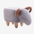 Lamb Shoe Stool Creative solid wood foot wear home storage sofa foot stools Trend in Gray / Grey Long Nose