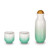 Bloom Carafe Set Sake Jug Pot Tea Cups in Apple Green Drinkware Ceramic Cup Bamboo Lid Bloom Carafe Set Sake Jug Pot Tea Cups in Apple Green Drinkware Ceramic Cup Bamboo Lid