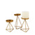 Wrought Iron Candle Holder Nordic Style Geometric Triangle Candlestick Decor Candles Holders in Golden Black