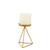 Wrought Iron Candle Holder Nordic Style Geometric Triangle Candlestick Decor Candles Holders in Golden Black
