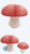 Mushroom Paper Lantern 3D Large Mushrooms Shaped Red White Lanterns for Birthday Party Decor Hanging 3D Trending Mushroom Paper Lantern 3D Large Mushrooms Shaped Red White Lanterns for Birthday Party Decor Hanging 3D Trending