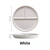 Divider Grid Melamine Plate Japanese Fat reducing Crowd Divides the Dinner One Person Breakfast Kids Childrens Divides the Grid Plates Outdoor Barbecue BBQ Trend Japan Entertaining Plastic Material in White