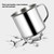 Stainless Steel Coffee Cup 200mL Metal Coffee Cup Mug Shatterproof Insulated Silver Cups with Handles Keep Drinks Hot or Cold Longer Mugs Stainless Steel Coffee Cup 200mL Metal Coffee Cup Mug Shatterproof Insulated Silver Cups with Handles Keep Drinks Hot or Cold Longer Mugs