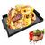 Stainless Steel Perforated Grill Basket Non stick black baking tray with handle leaking hole Barbecue Grilling Pan Square Circular Trend BBQ Baskets