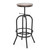Industrial Footrest Bar Stool Chair Home Kitchen Dining Chairs Pinewood Metal Footrest Counter Trend Pub Stools Padded Seat Industrial Footrest Bar Stool Chair Home Kitchen Dining Chairs Pinewood Metal Footrest Counter Trend Pub Stools Padded Seat
