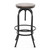 Industrial Footrest Bar Stool Chair Home Kitchen Dining Chairs Pinewood Metal Footrest Counter Pub Stools Padded Seat Industrial Footrest Bar Stool Chair Home Kitchen Dining Chairs Pinewood Metal Footrest Counter Pub Stools Padded Seat